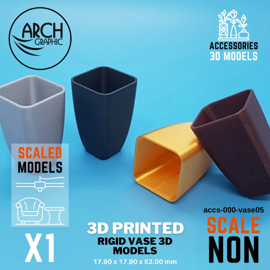 High Quality 3D Print Company UAE for Rigid Vase Model