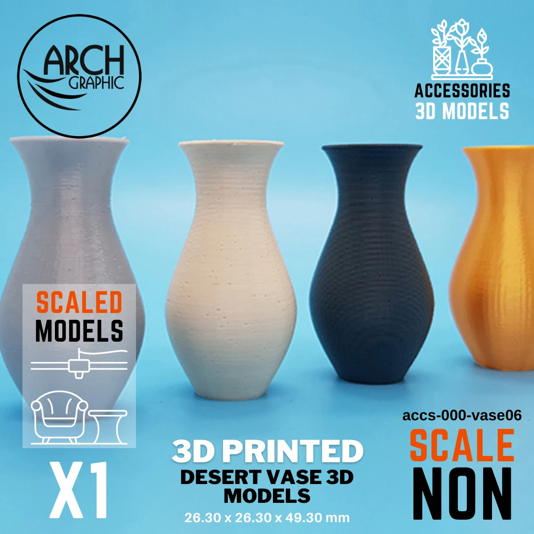 Best 3D Printing Price in Middle East for Desert Vase Model
