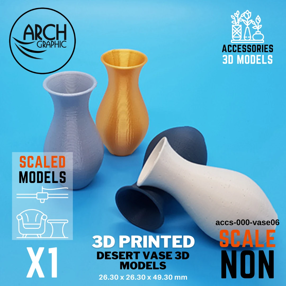 Best 3D Printing Company in UAE Provides Desert Vase Model