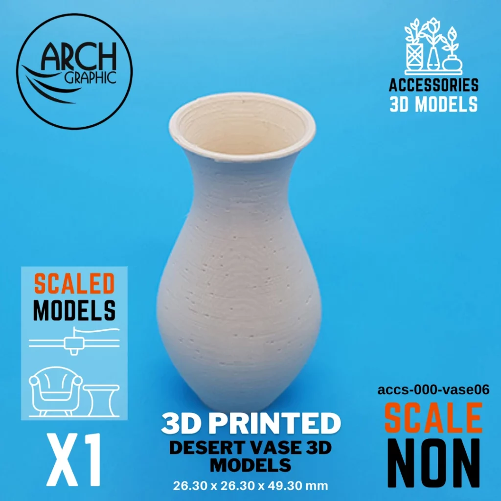 Desert Vase Model, Non Scale Print by 3D Print Shop UAE