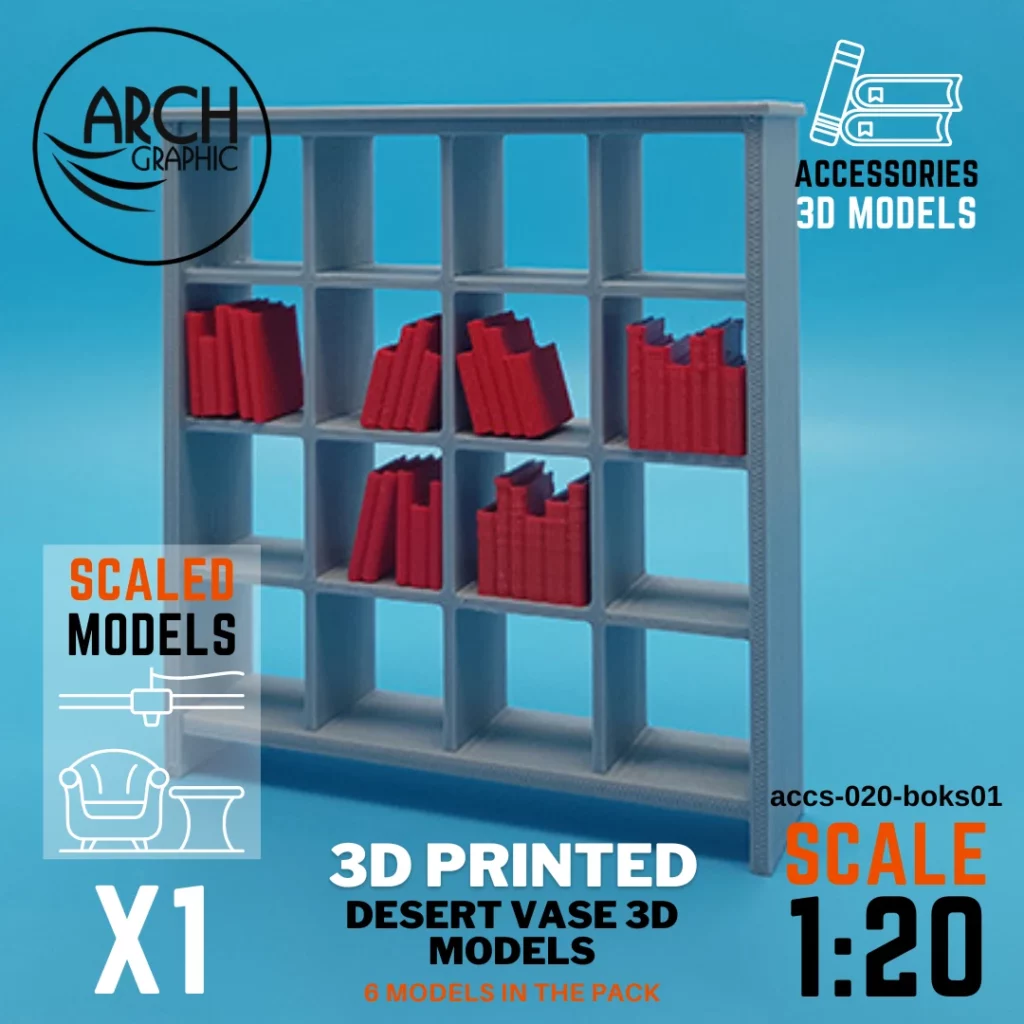 Cheap Price 3D Printing for furniture and Books models for 3D Interior Projects in Sharjah