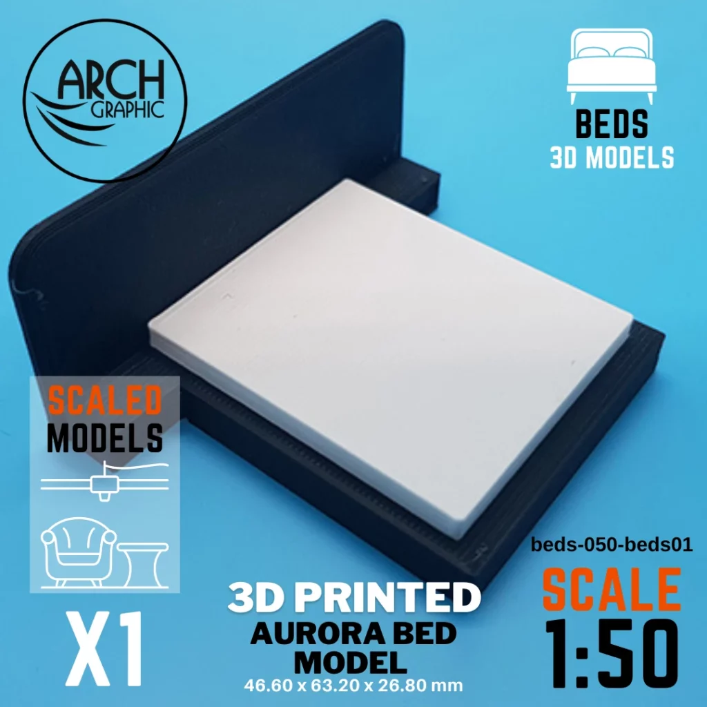 Best Price 3D Printing Shop in Sharjah Provides 3D Printing Aurora Bed Scale 1:20