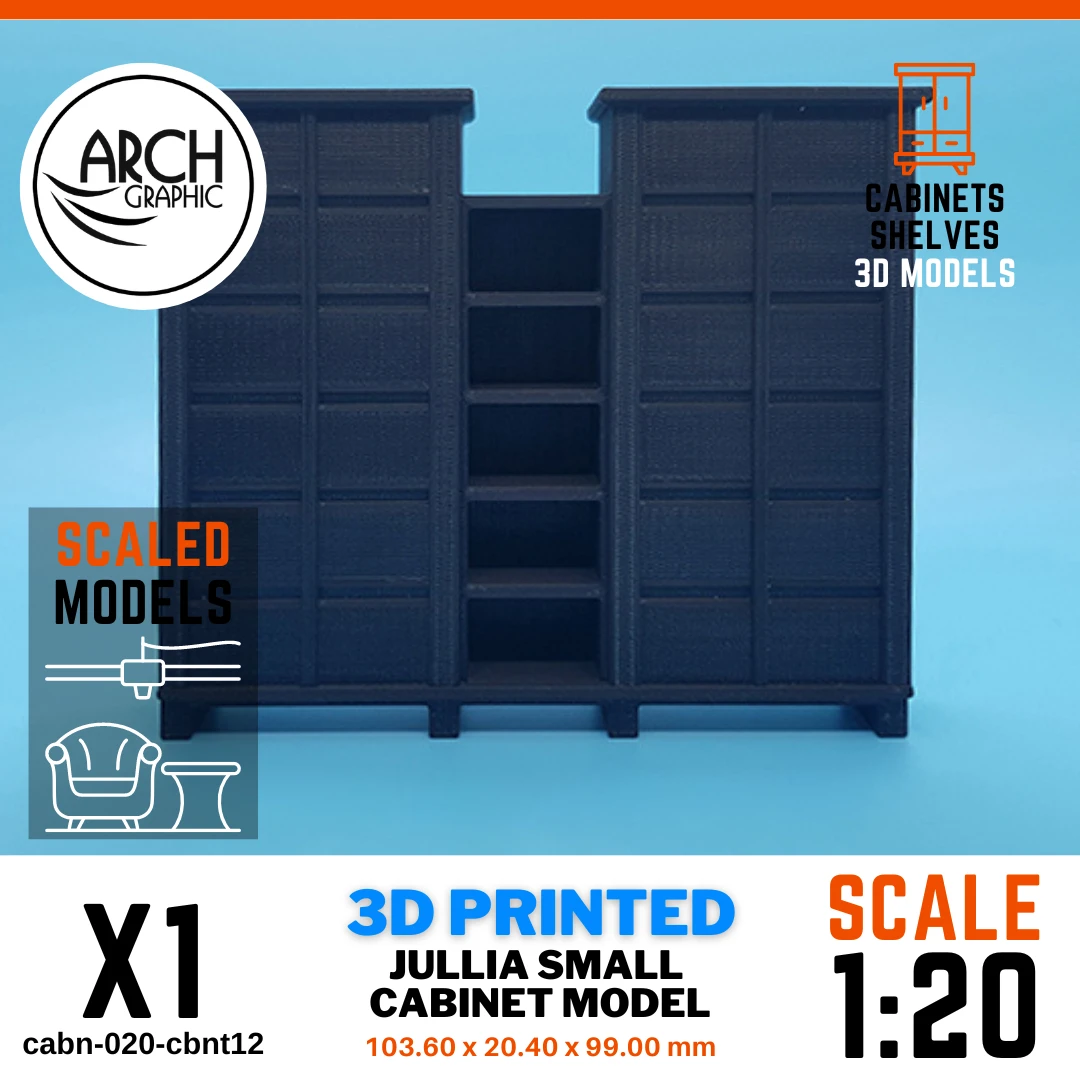 Best Price 3D Print shop in Dubai for 3D Printed cabinet models scale 1:20 in UAE