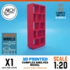 3D printed complex shelves model scale 1:20