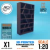 3D printed random shelves model scale 1:20