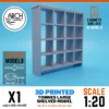 3D printed Tomnes large shelved model scale 1:20