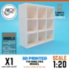 3D printed YOI shelves model scale 1:20