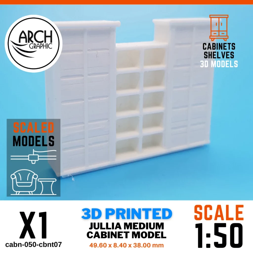 Jullia Medium 3D Model scale 1:50 to use for Best 3D Projects in UAE