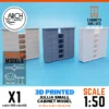3D printed Jullia small cabinet model scale 1:50