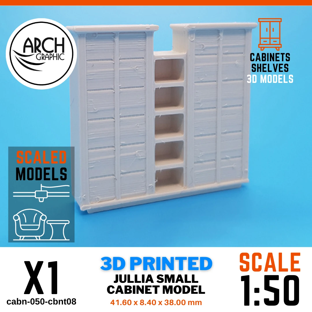 Best Price 3D Print shop in Dubai for 3D Printed cabinet models scale 1:50 in UAE
