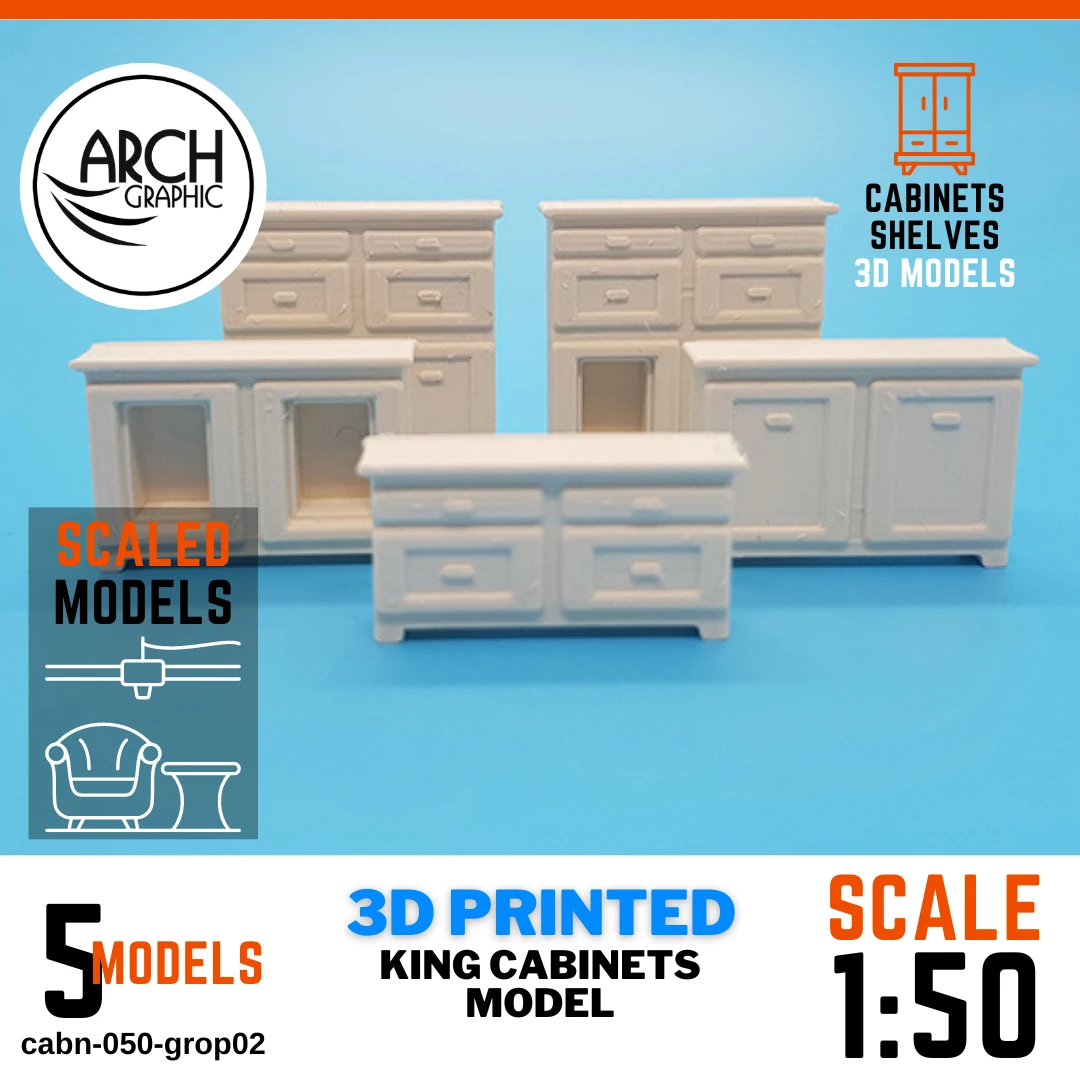 Best Online 3D Printing Service Company for Models scale 1:50 Cabinet to use for Best 3D House Printing in Sharjah