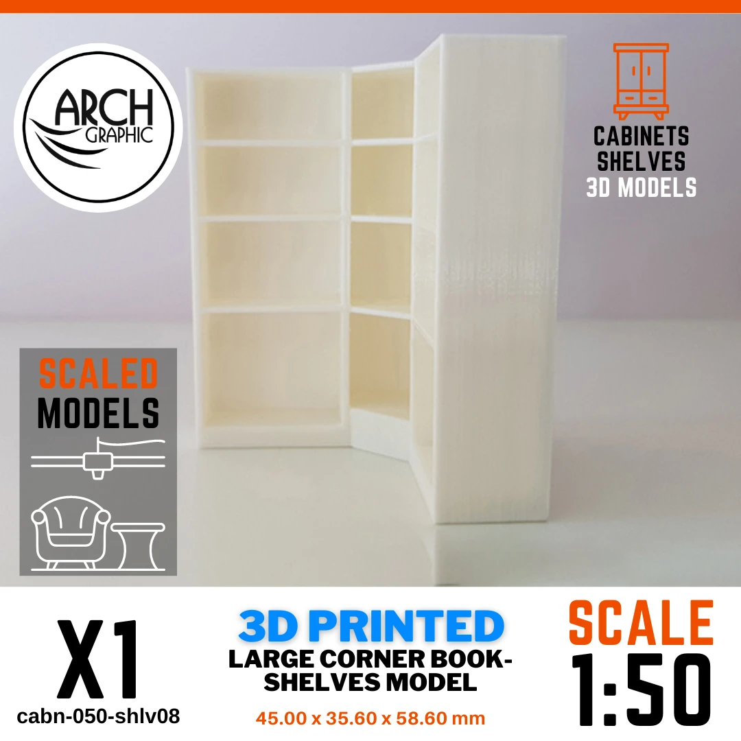 HD 3D Printing Service in UAE to make 3D Printing Book Shelves Models in UAE