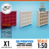 3D printed Tomnes large shelved model scale 1:50
