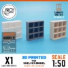 3D printed YOI shelves model scale 1:50