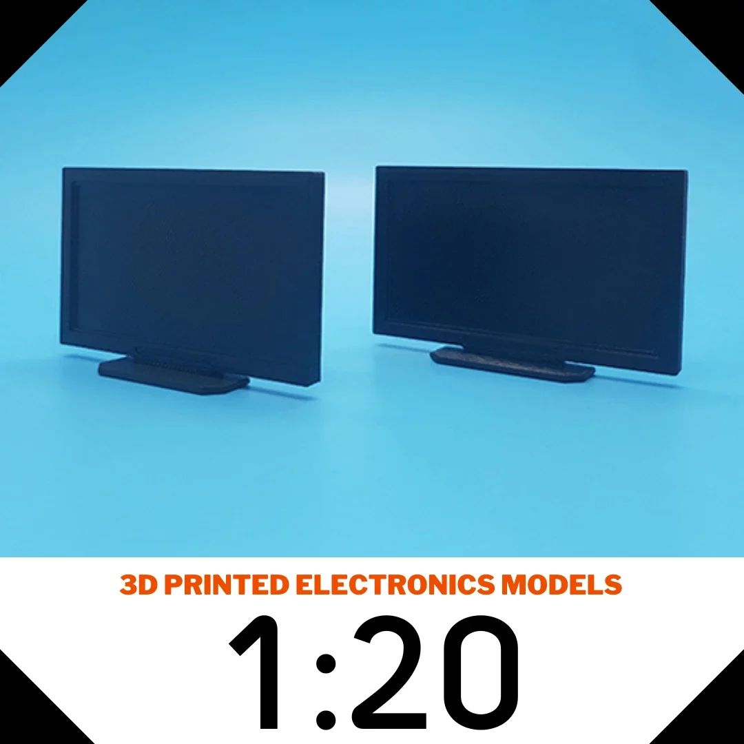 3D Printed electronics models scale 1:20