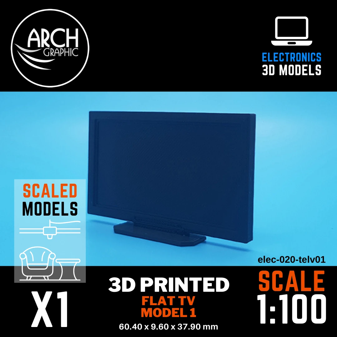 Best Price 3D Printed Scale Model for TV to use for Interior Model Project in UAE