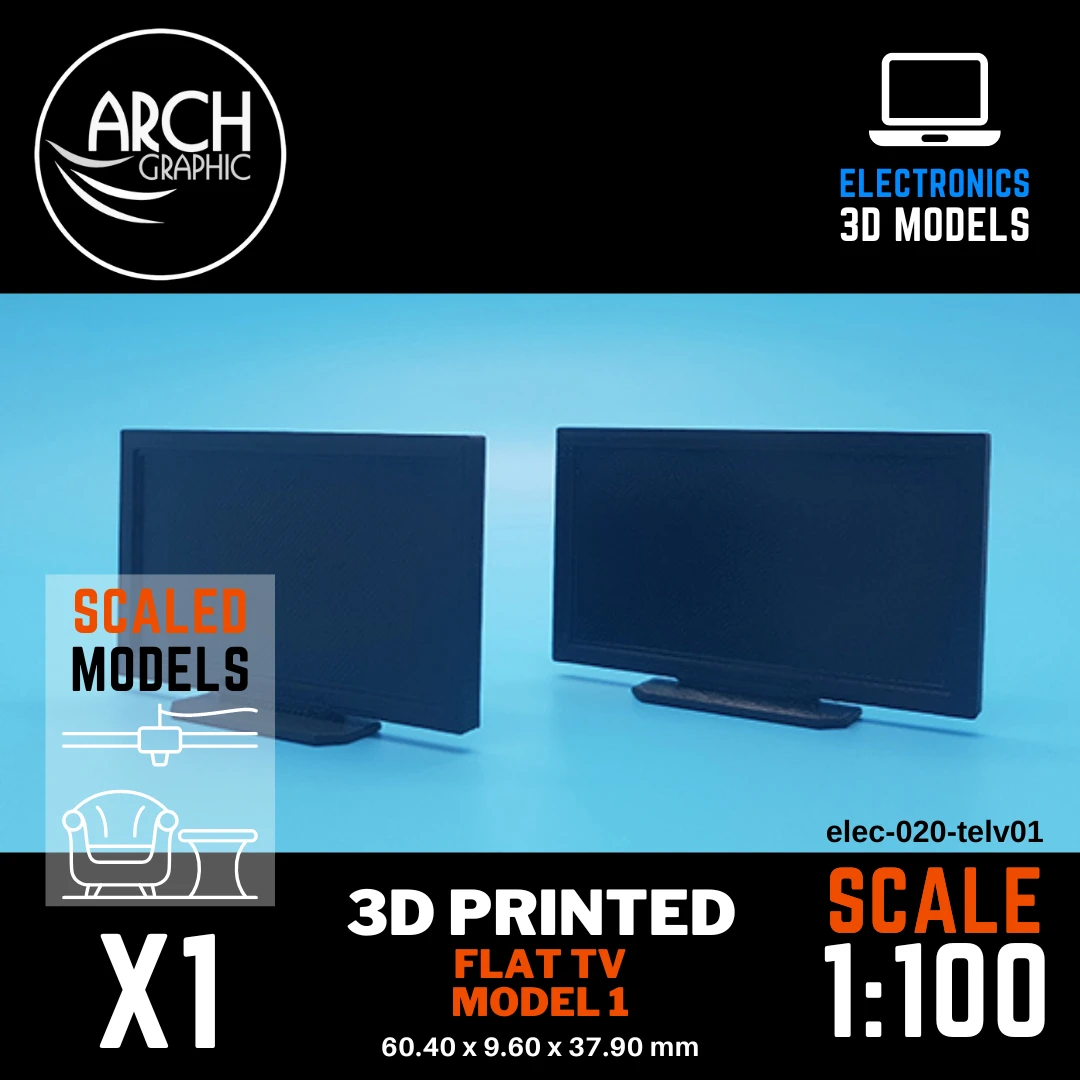 Fast 3D Print Service UAE to make Scaled Model in UAE for TV Scale 1:20