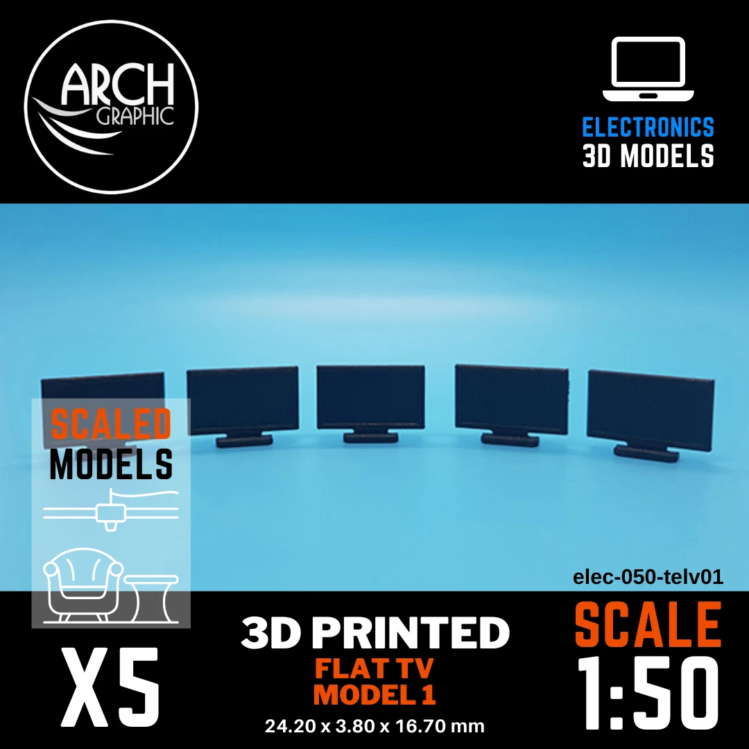 Good Price 3D Printing Service in Use for TV Scaled Models 1:50