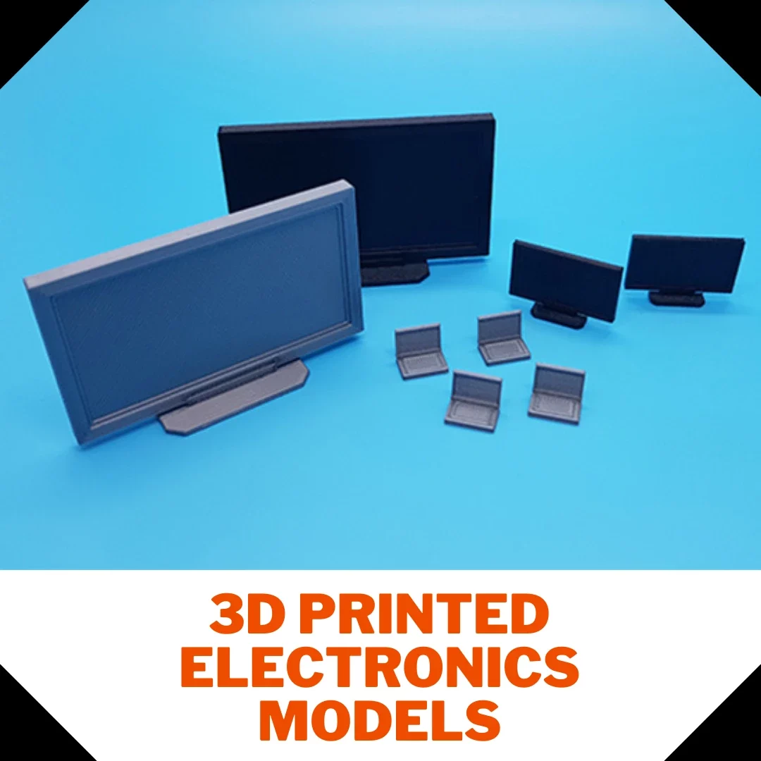 3D Printed electronics models