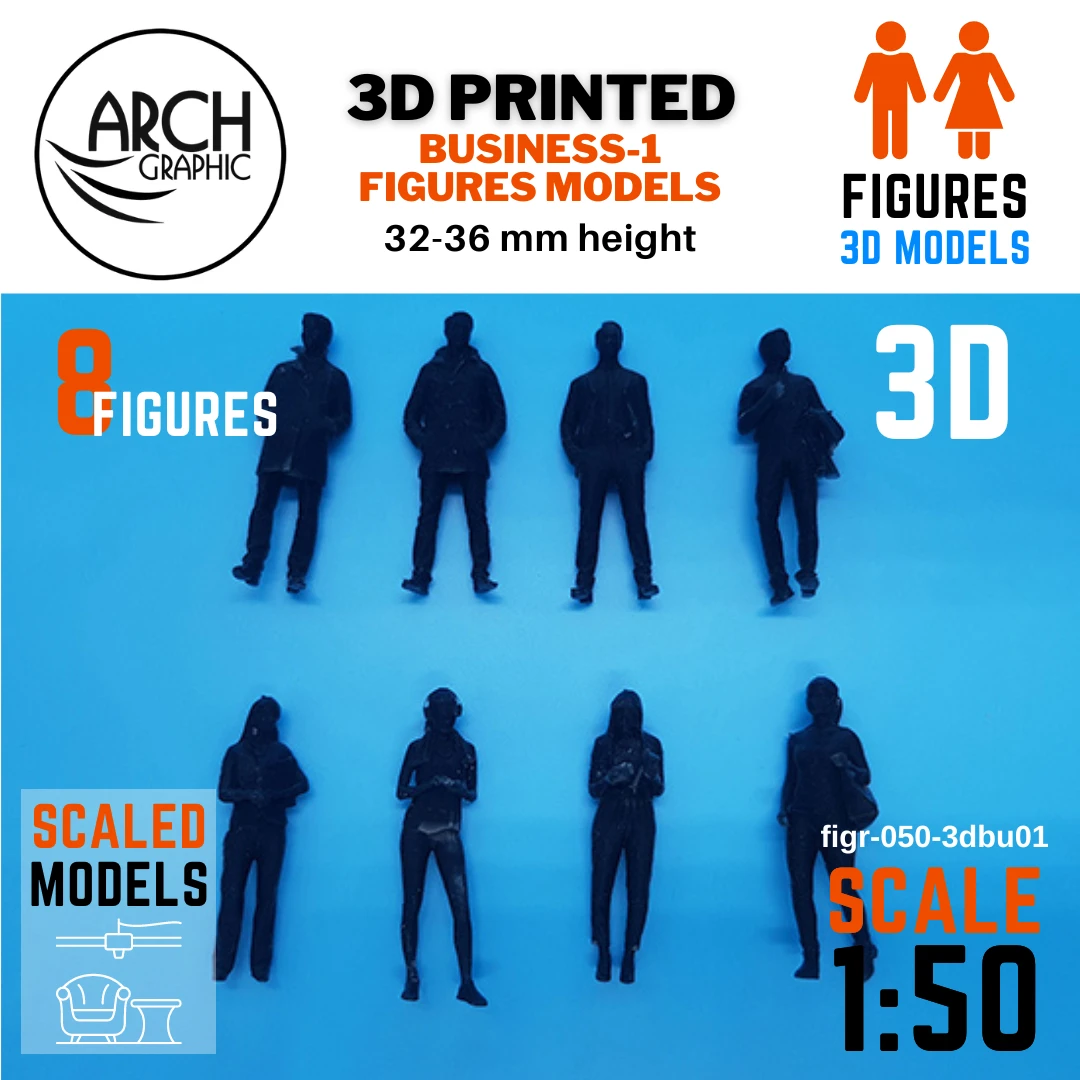 Best 3D Service Center in Sharjah UAE for Scaled Human Business 1 figures scale 1:50 in UAE