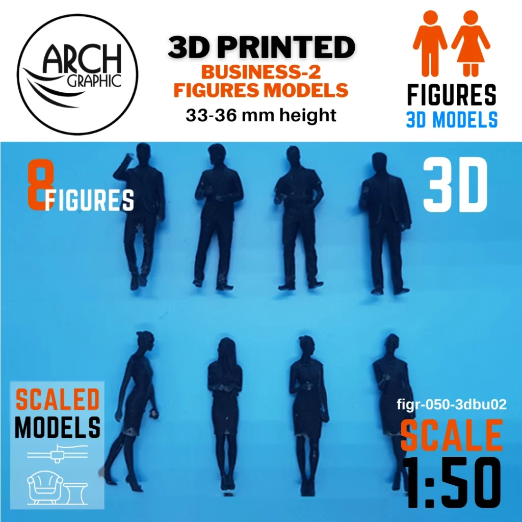 Best 3D Service Center in Sharjah UAE for Scaled Human Business 2 figures scale 1:50 in UAE