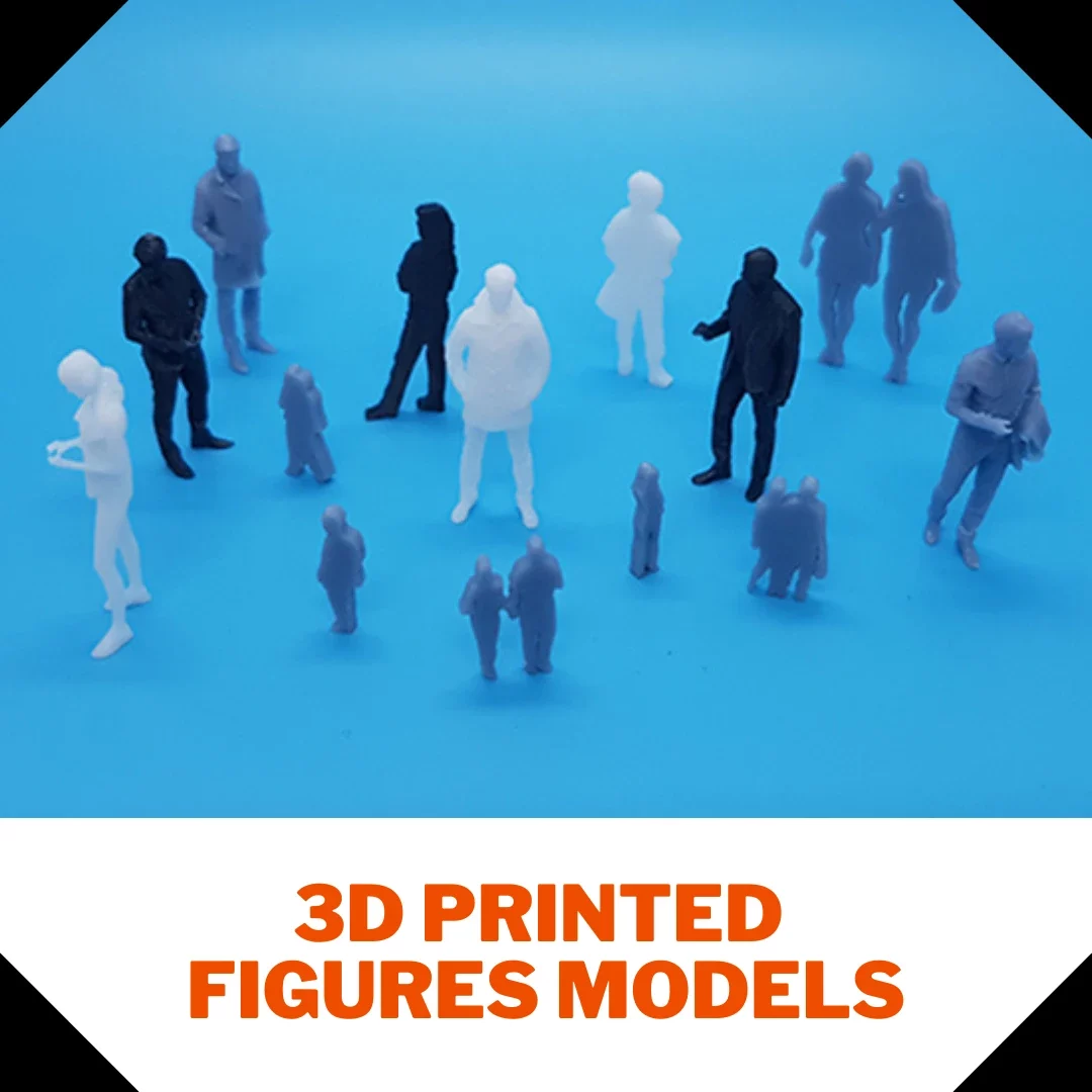 3D Printed figures models