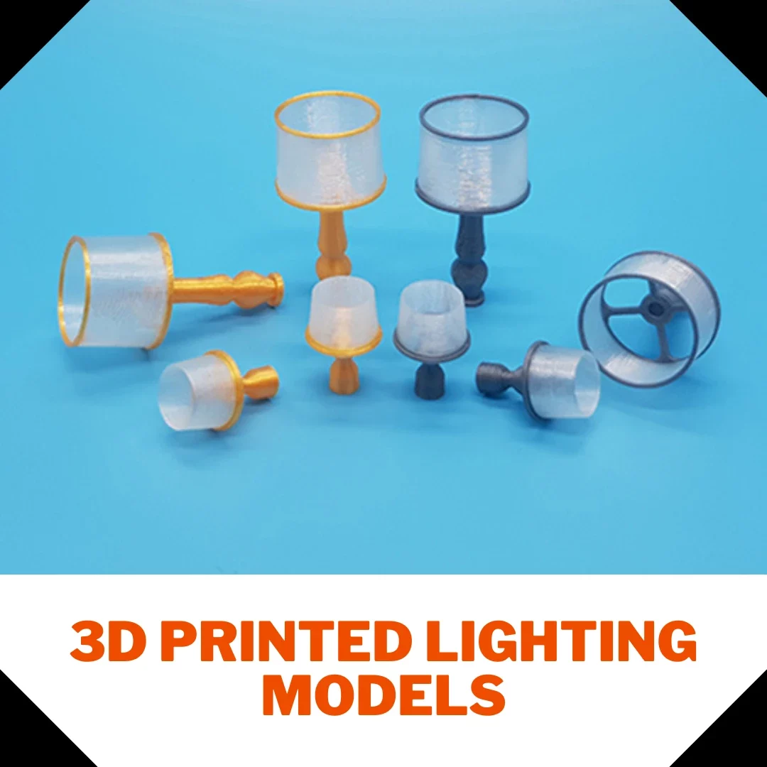 3D Printed lighting models