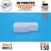 ARCH GRAPHIC 3D Print Interior Objects provides Shower Bath Model, 1:50