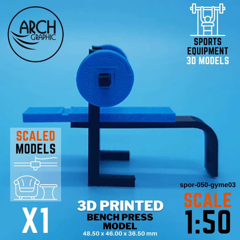Best Price 3D Printing Company in Sharjah make 3D Gym Equipment Models for Gym Students 3D Interior Projects