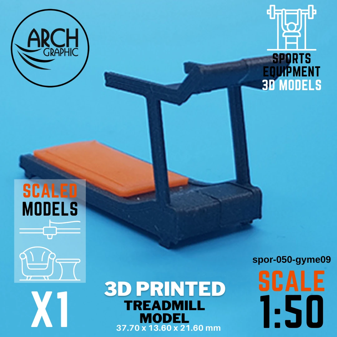 3D printed treadmill model scale 1:50