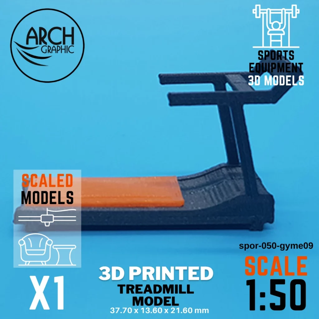 Best quality 3D Print Hub in UAE making Treadmill Model 3D Print in UAE