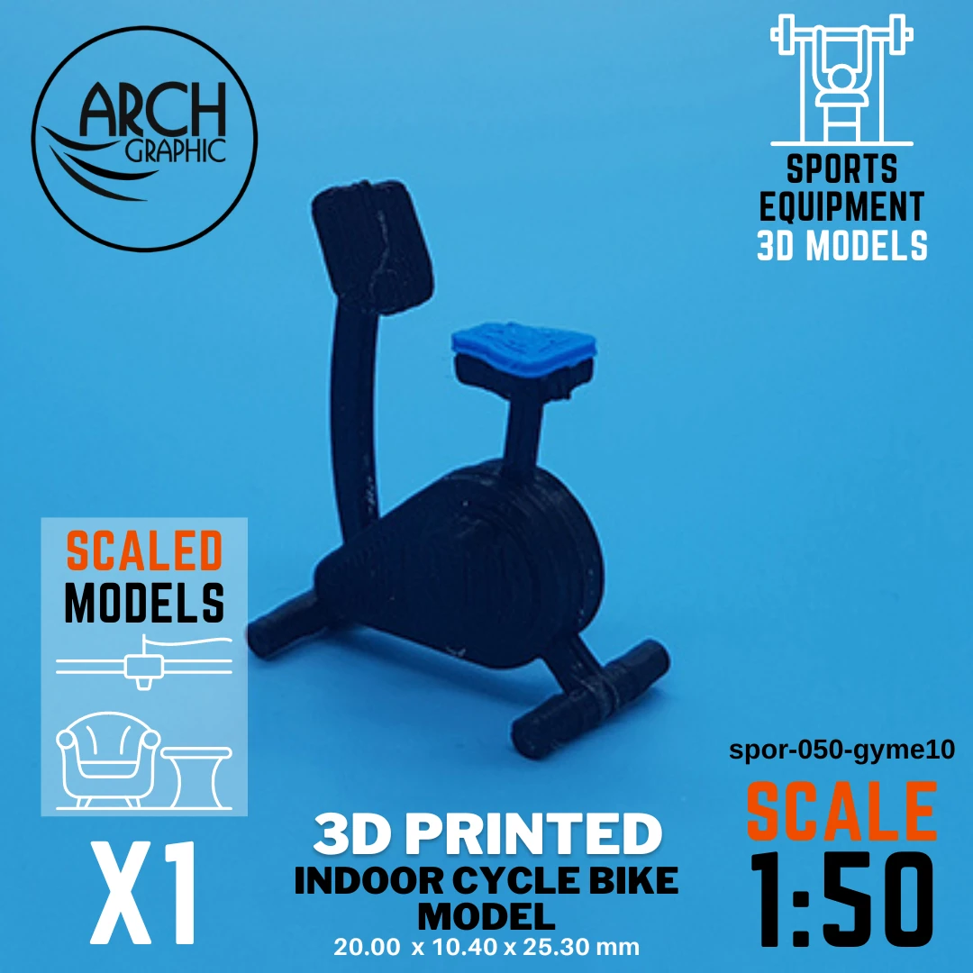 Good Price 3D Print Service in UAE making Indoor Cycle Bike Model 3D Gym Models in UAE