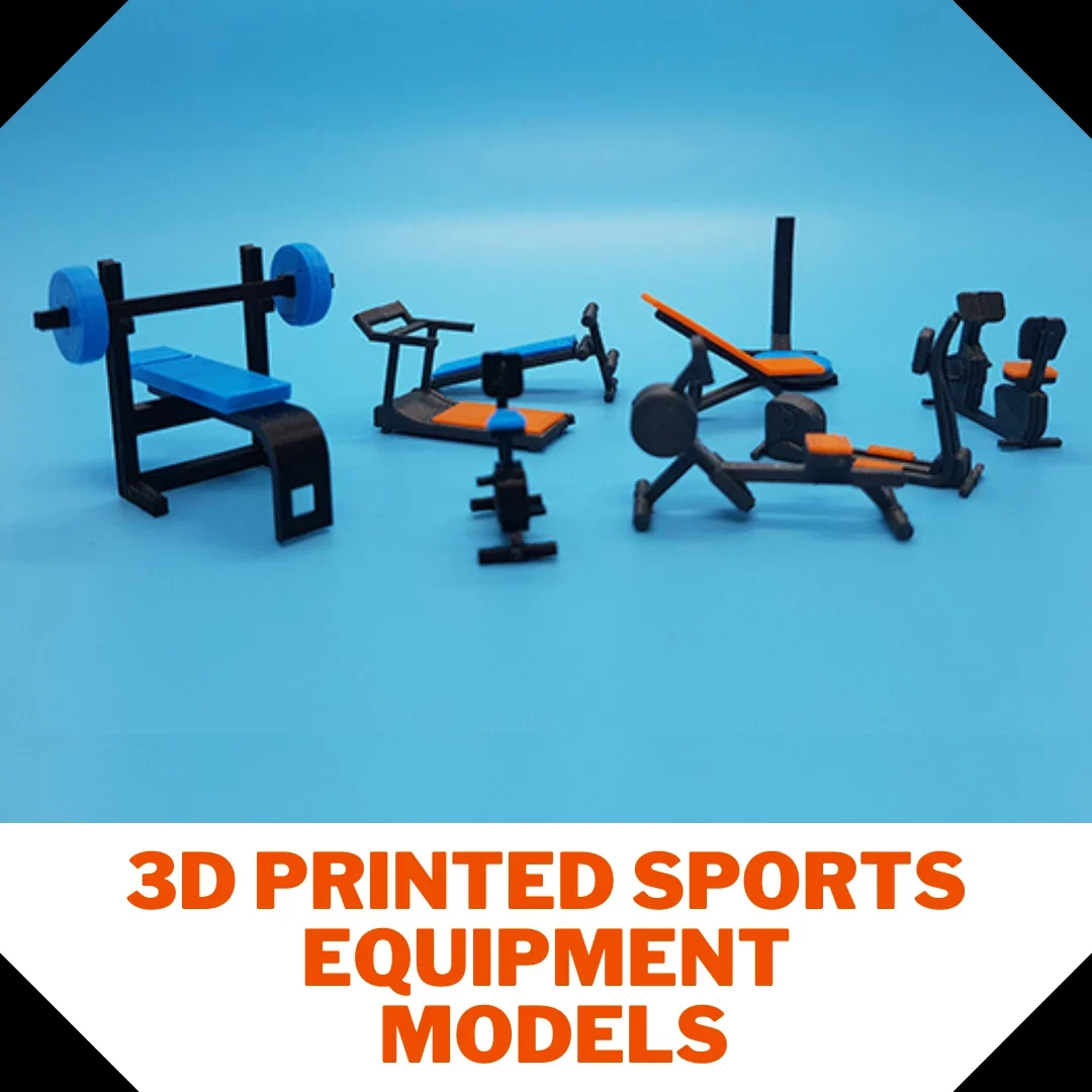 3D Printed sports equipment models