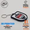3d printed iraq football keychain