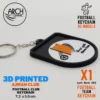 3d printed ajman football club keychain