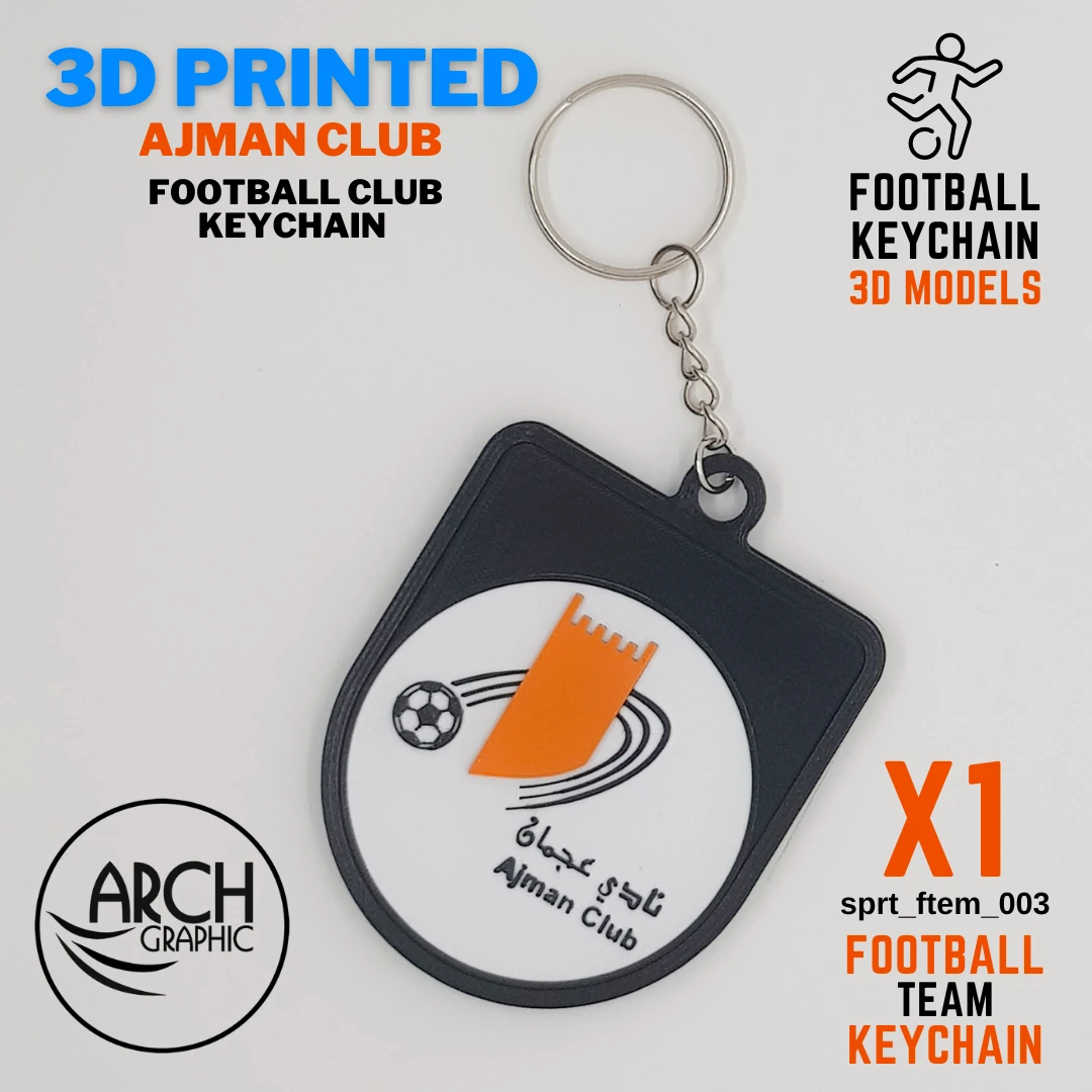 3D Print Ajman Club Football model