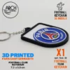 3d printed paris saint germain keychain