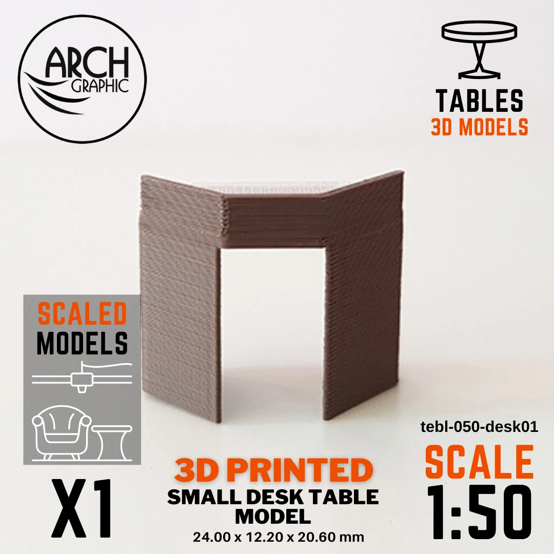 3D Printing Desk Table Model scale 1:50