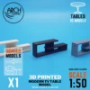 3D printed modern tv table model scale 1:50