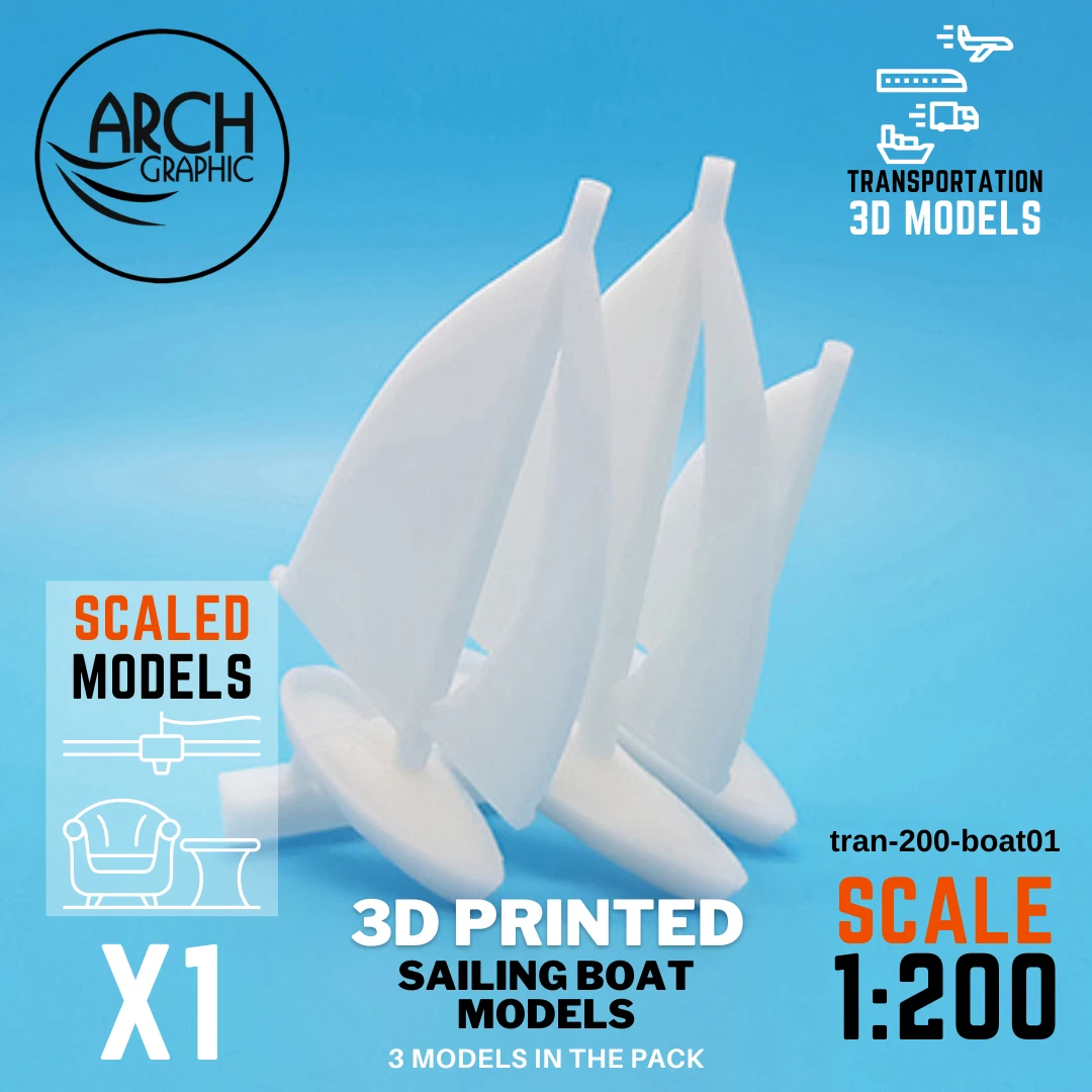 Fast 3D Print Hub in Sharjah making 3D Print Sailing Boats Models scale 1:200 in UAE
