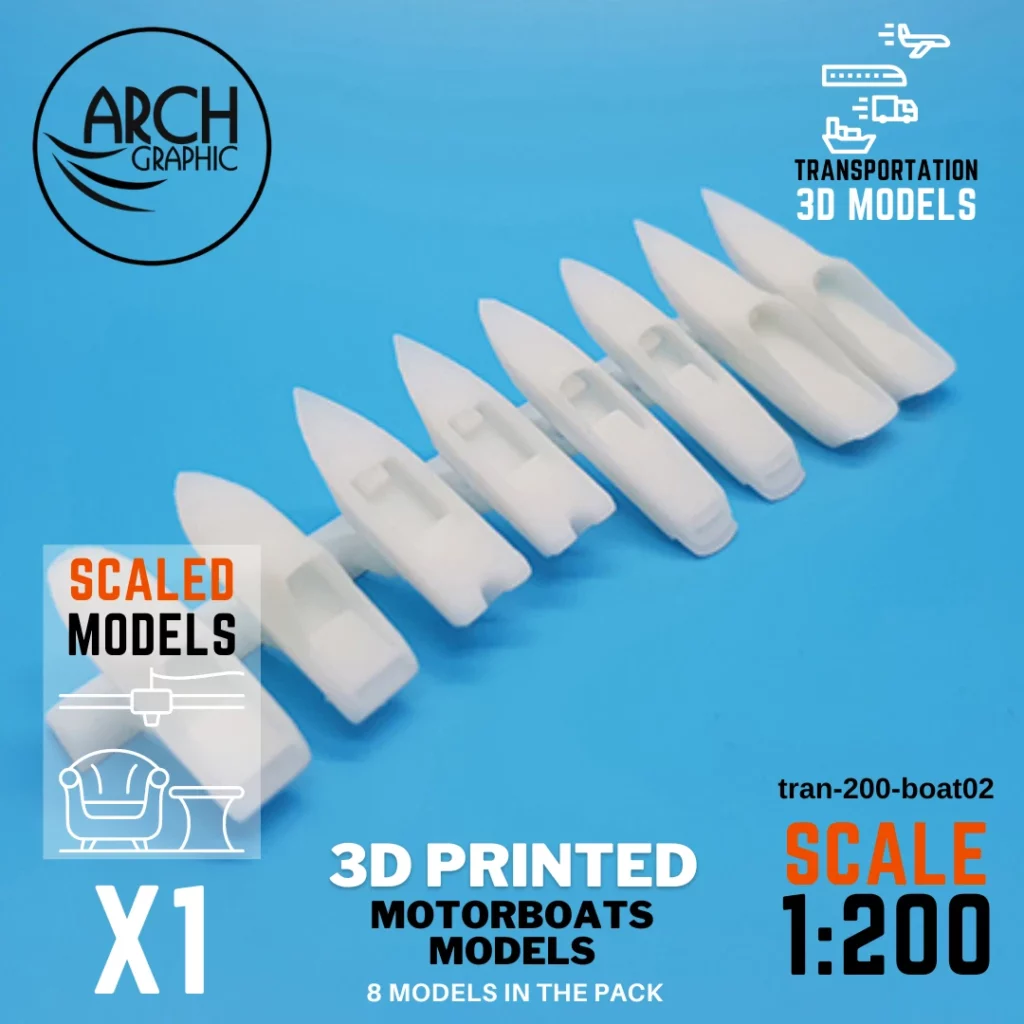 Best Price 3D Models for Motorboats in UAE using Best Resin 3D Printers in UAE