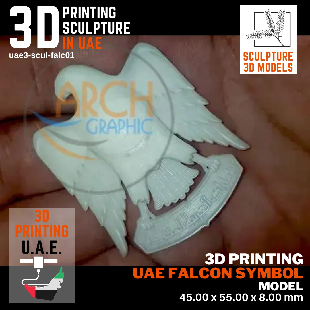 3d printing UAE Falcon Symbol