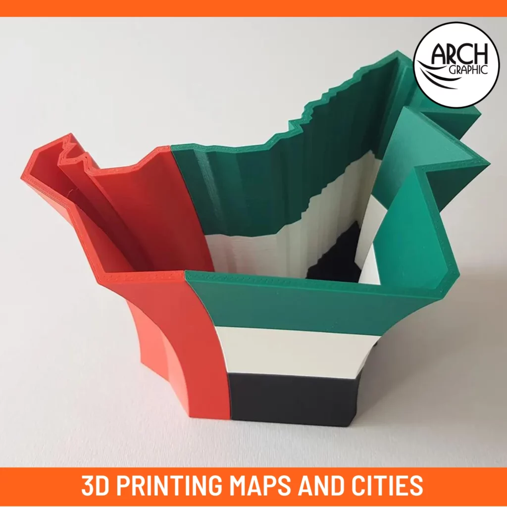 3d printing maps and cities