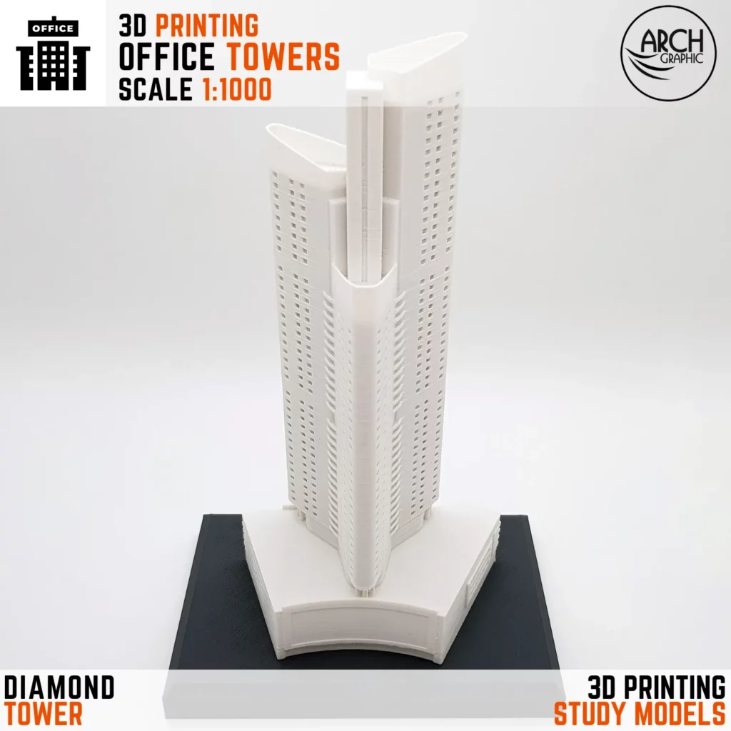 3d printing office towers in UAE