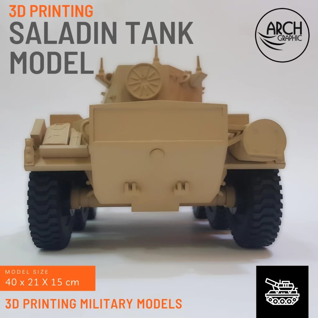 3d printig military models in UAE