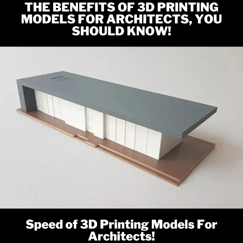Fast Speed of 3D Printing Models For Architects in UAE