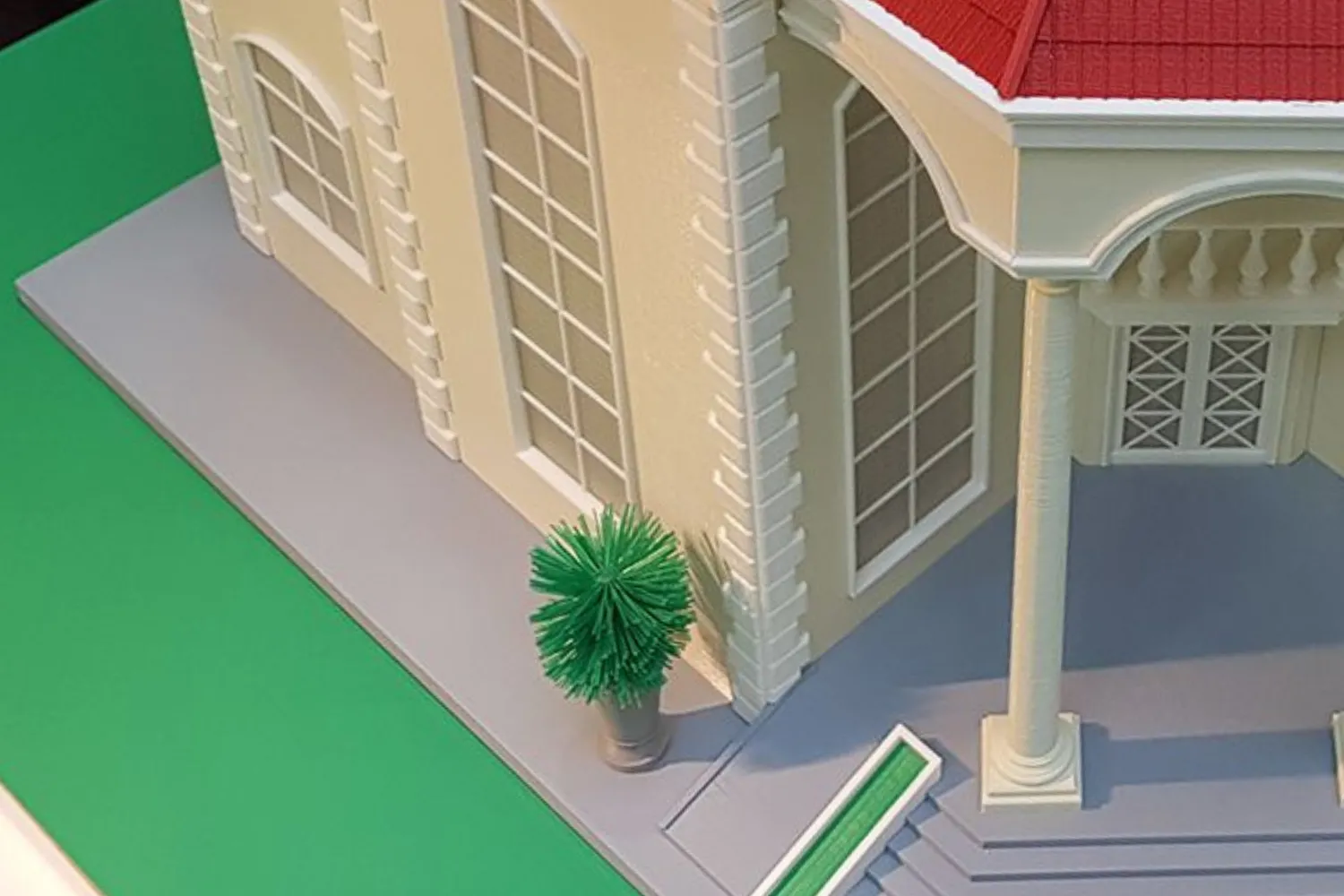 3d printed classic villa model in UAE