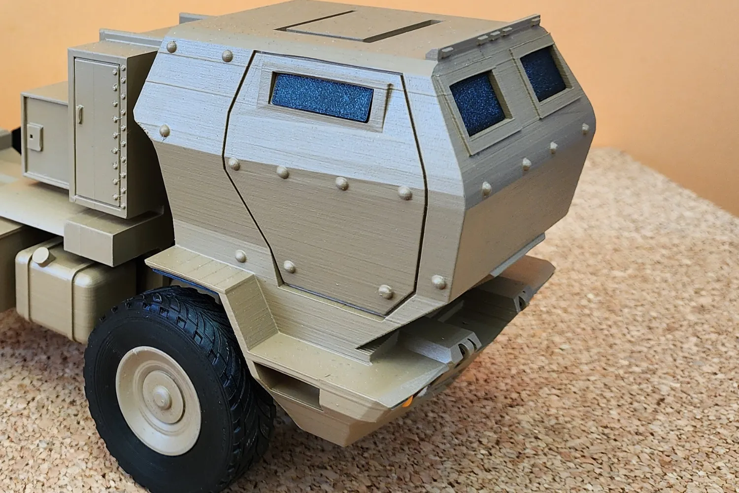 3d printed himars MLRS model in UAE