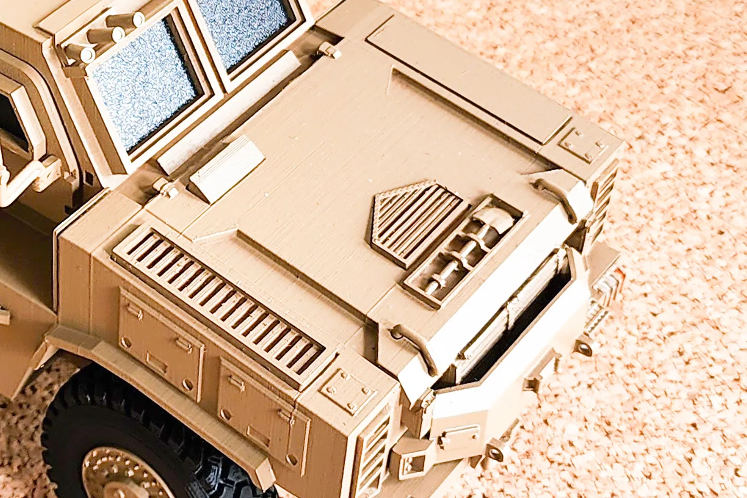 3d printed large RG-31 agrab model in UAE