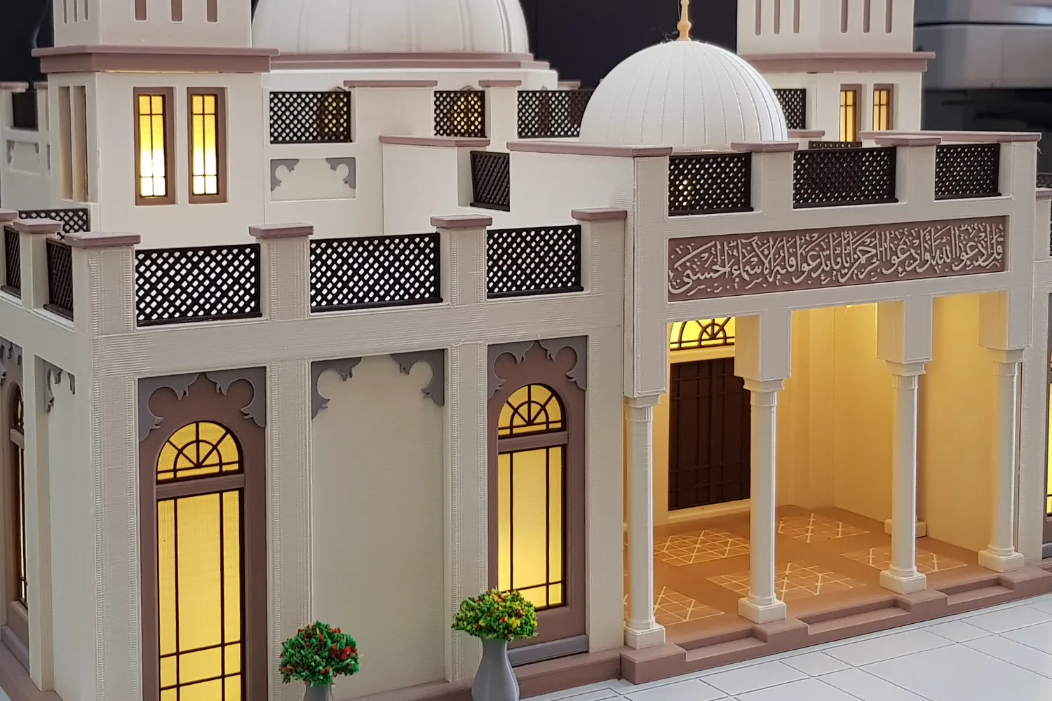 3d printed mosque model